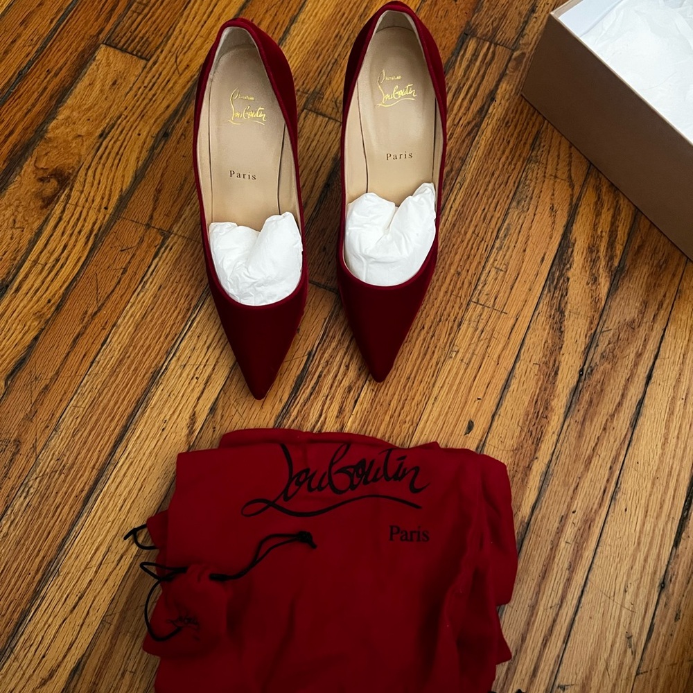 Christian Louboutin Red Heels Elegant Design